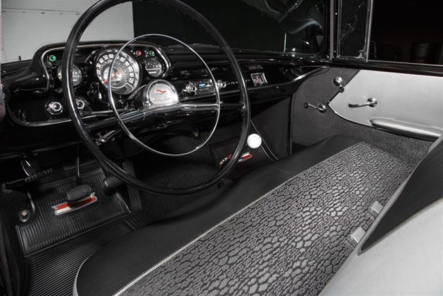 1957 Black Chevrolet 210 Sedan