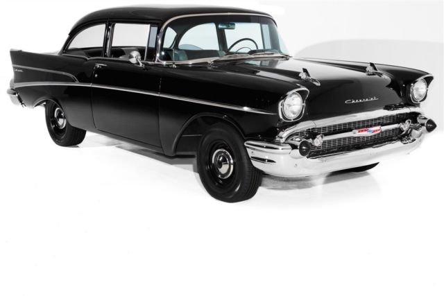 1957 Black Chevrolet 210 Sedan