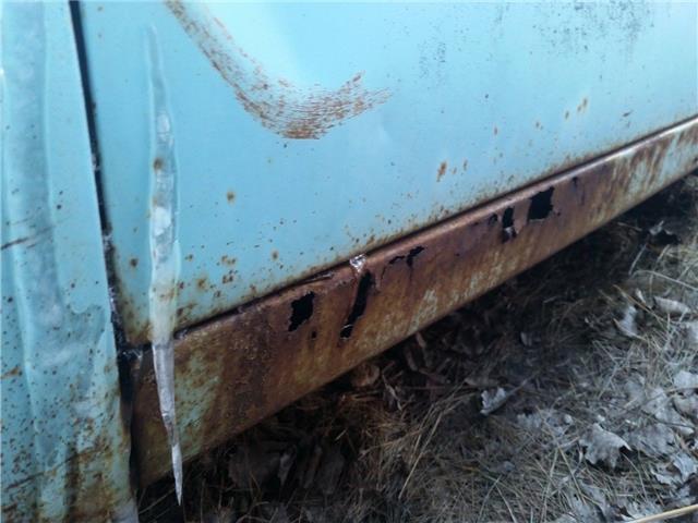 1957 Blue Chevrolet Bel Air/150/210 --