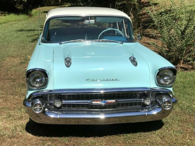 1957 Blue Chevrolet Bel Air/150/210 --