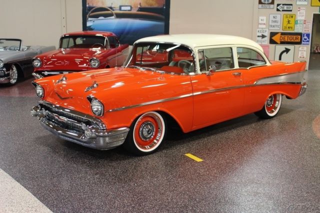 1957 Orange Chevrolet Other Coupe