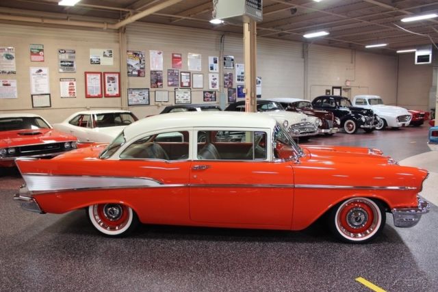 1957 Orange Chevrolet Other Coupe