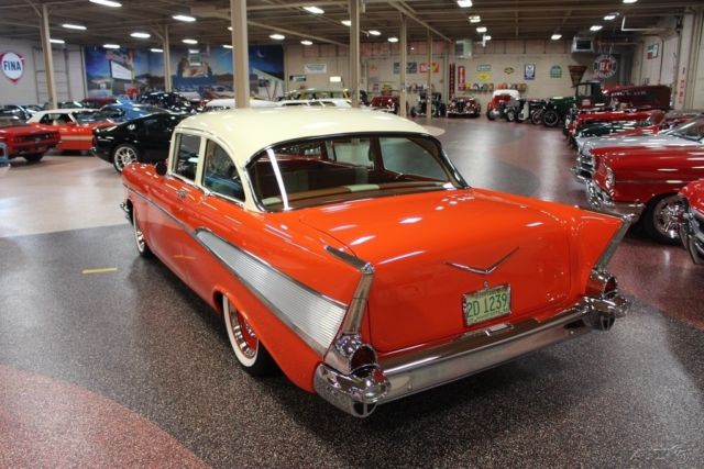 1957 Orange Chevrolet Other Coupe