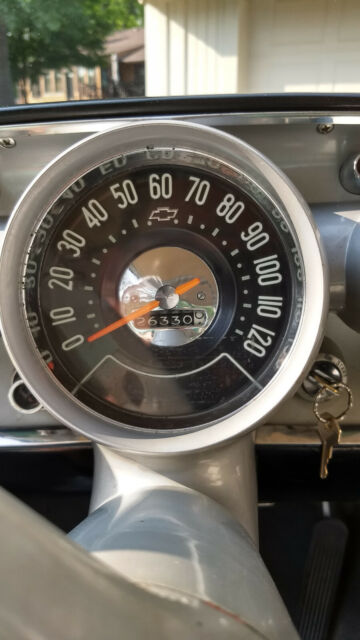 1957 White Chevrolet Bel Air/150/210