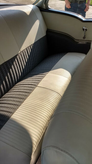 1957 White Chevrolet Bel Air/150/210