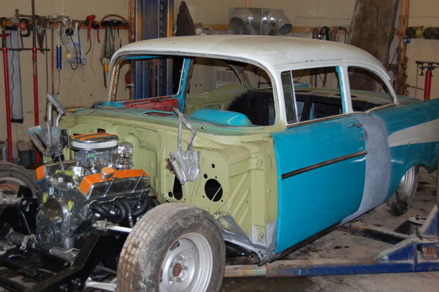 1957 Tan Chevrolet Bel Air/150/210