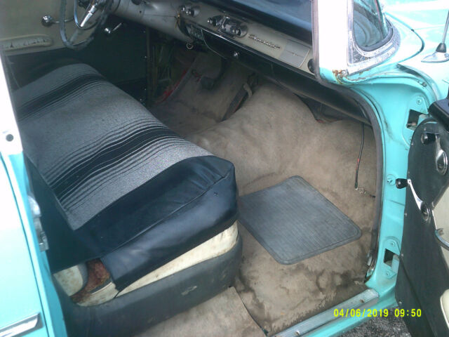 1957 Blue Chevrolet Bel Air/150/210 Sedan