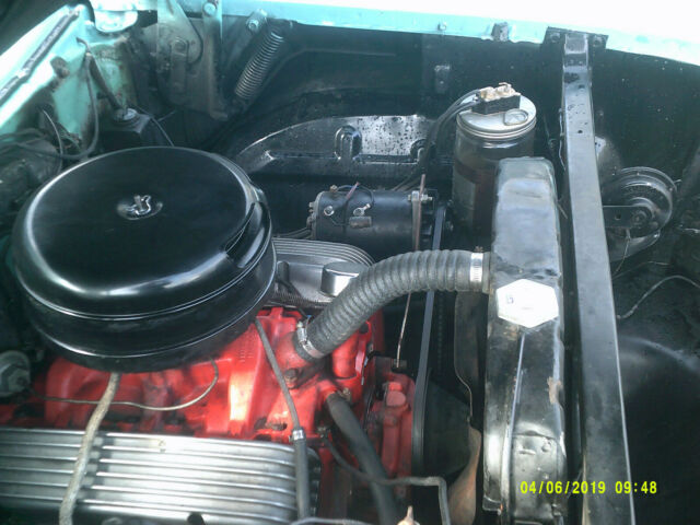 1957 Blue Chevrolet Bel Air/150/210 Sedan