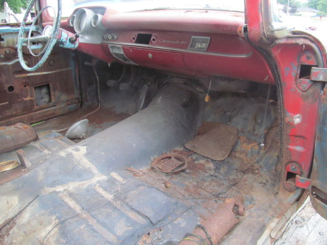 1957 Red Chevrolet Bel Air/150/210