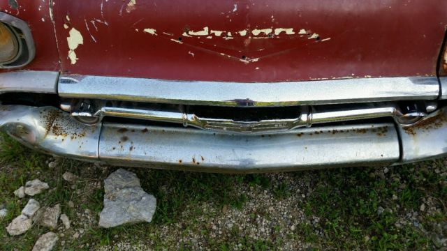 1957 Red Chevrolet Bel Air/150/210