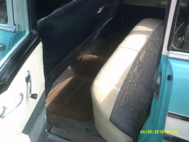 1957 Blue Chevrolet Bel Air/150/210 Sedan