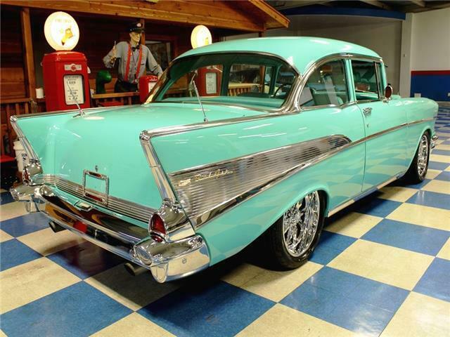 1957 Teal Chevrolet Bel Air/150/210 --