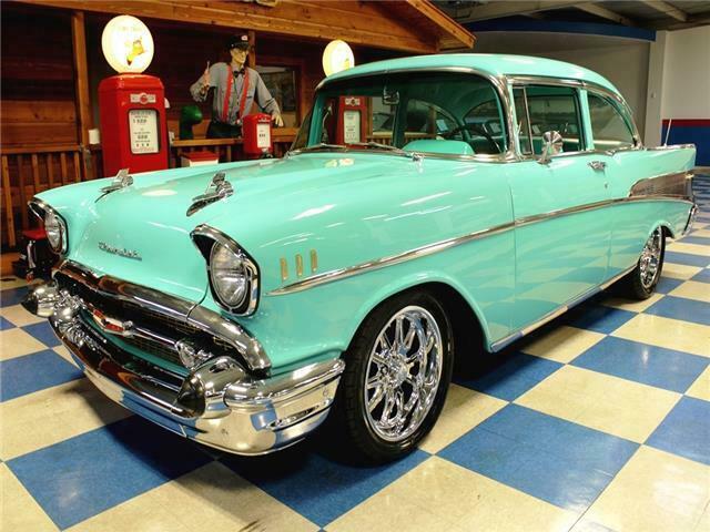 1957 Teal Chevrolet Bel Air/150/210 --