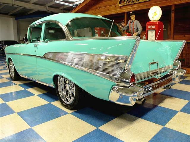 1957 Teal Chevrolet Bel Air/150/210 --