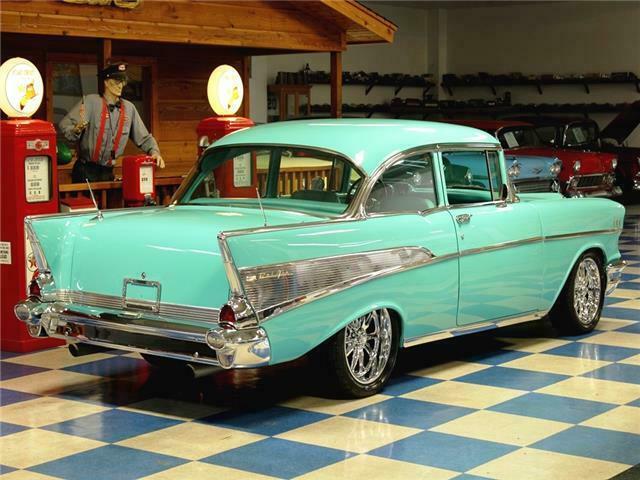 1957 Teal Chevrolet Bel Air/150/210 --
