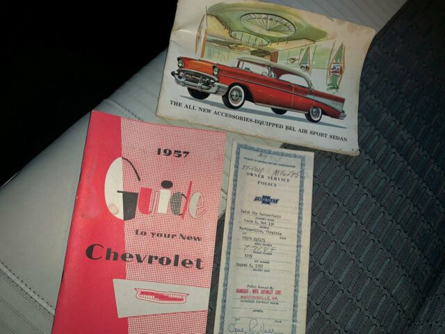 1957 Black Chevrolet Bel Air/150/210 Sedan