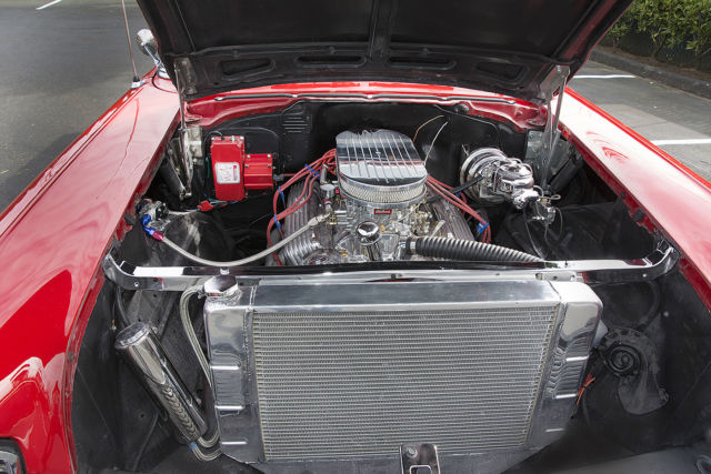 1957 Red Chevrolet Bel Air/150/210