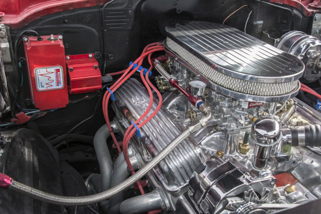 1957 Red Chevrolet Bel Air/150/210