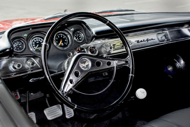 1957 Red Chevrolet Bel Air/150/210