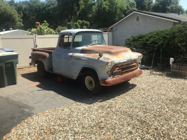1957 Gray Chevrolet Other Pickups Standard Cab Pickup