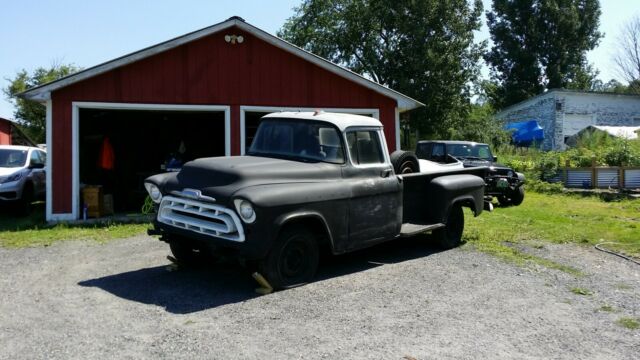 1957 Black Chevrolet Other Pickups Standard Cab Pickup