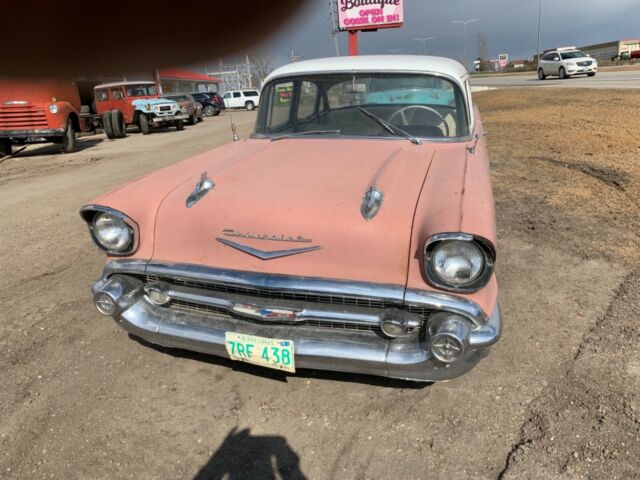 1957 Black Chevrolet Bel Air/150/210 Coupe