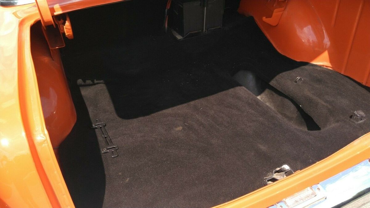 1957 Orange Chevrolet Bel Air/150/210 Sedan