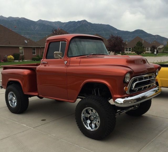 1957 Orange Chevrolet Other Pickups Standard Cab Pickup