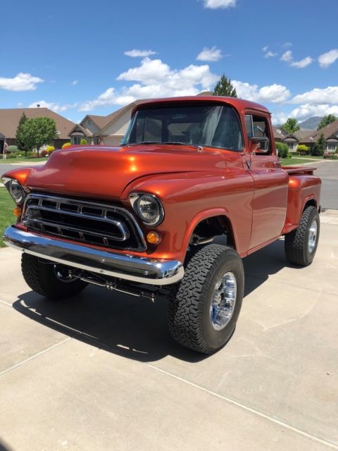1957 Orange Chevrolet Other Pickups Standard Cab Pickup