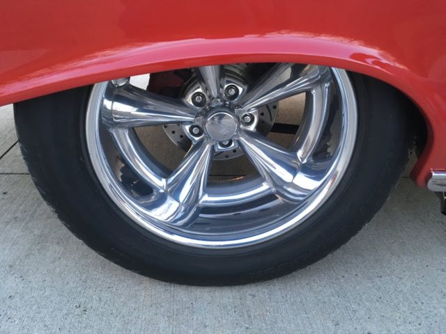 1957 Red Chevrolet Bel Air/150/210 Sedan