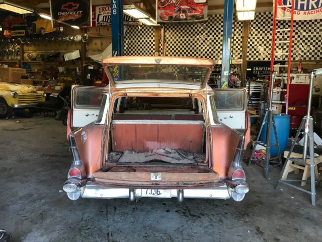 1957 Sierra Gold Chevrolet 9 passenger Wagon Wagon