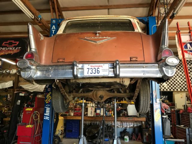1957 Sierra Gold Chevrolet 9 passenger Wagon Wagon