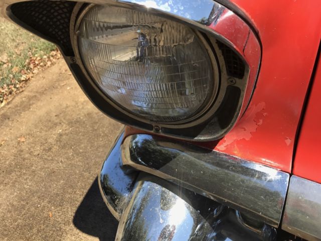 1957 Red Chevrolet Bel Air/150/210