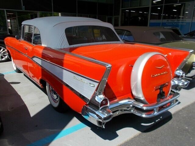1957 Red Chevrolet Bel Air/150/210 --
