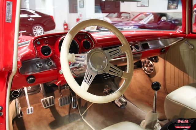 1957 Red Chevrolet Bel Air/150/210 --