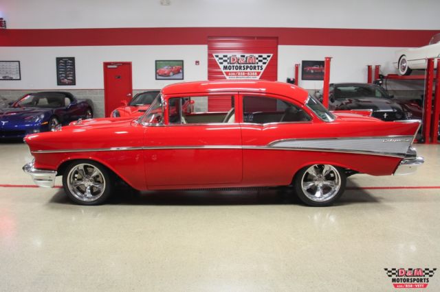 1957 Red Chevrolet Bel Air/150/210 --