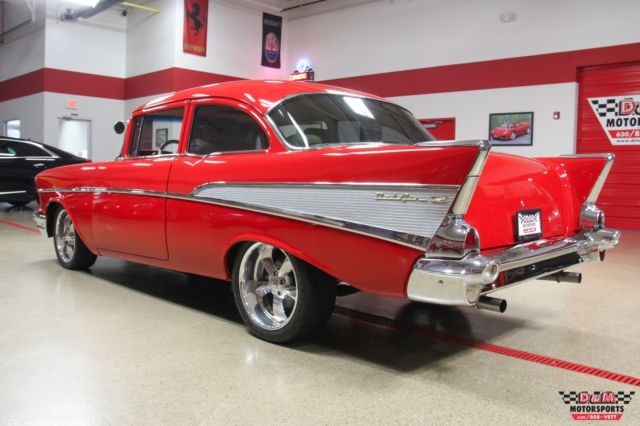 1957 Red Chevrolet Bel Air/150/210 --