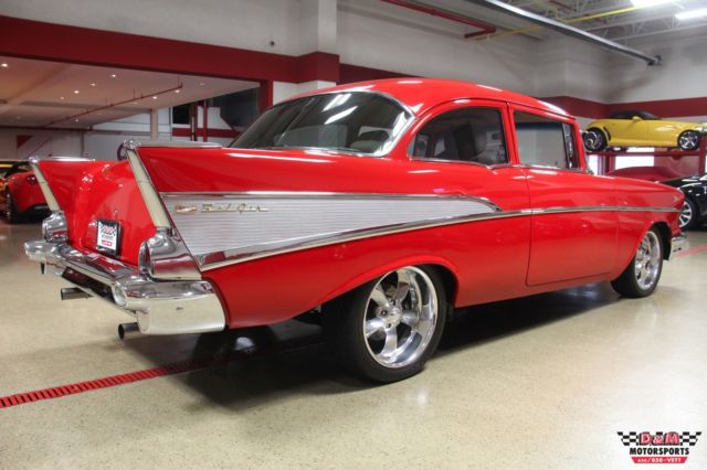1957 Red Chevrolet Bel Air/150/210 --