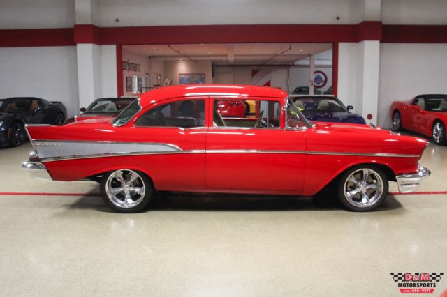 1957 Red Chevrolet Bel Air/150/210 --
