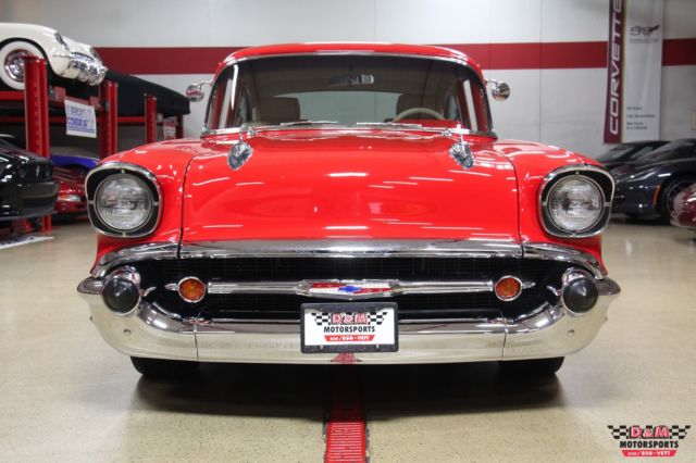 1957 Red Chevrolet Bel Air/150/210 --