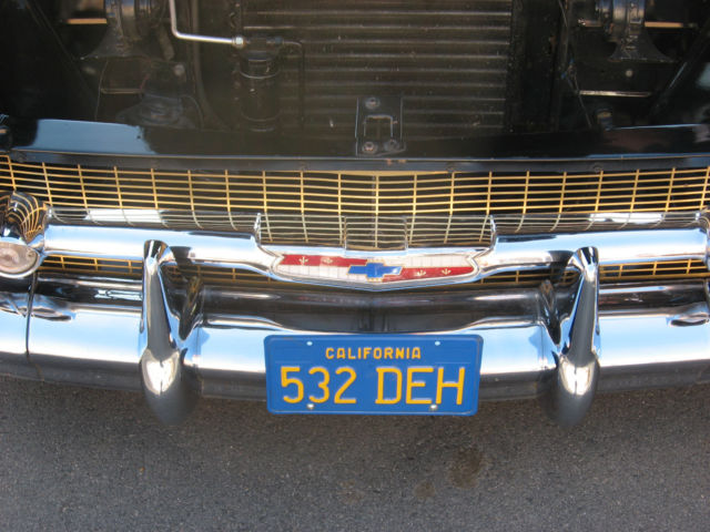 1957 Black Chevrolet Bel Air/150/210 Wagon