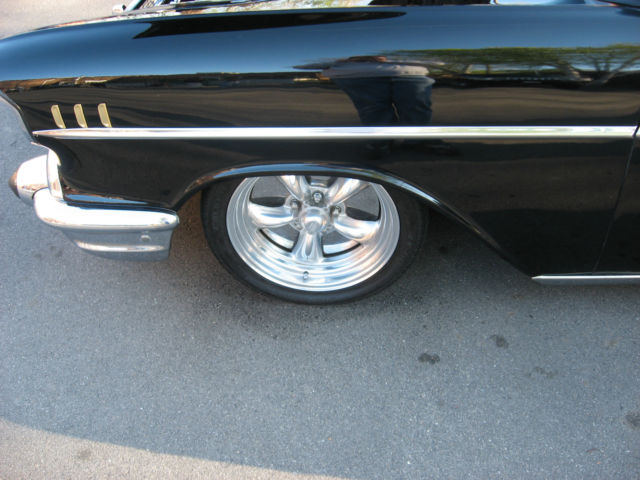 1957 Black Chevrolet Bel Air/150/210 Wagon