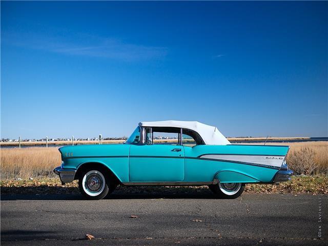 1957 Green Chevrolet Bel Air- 2-Door Convertible --
