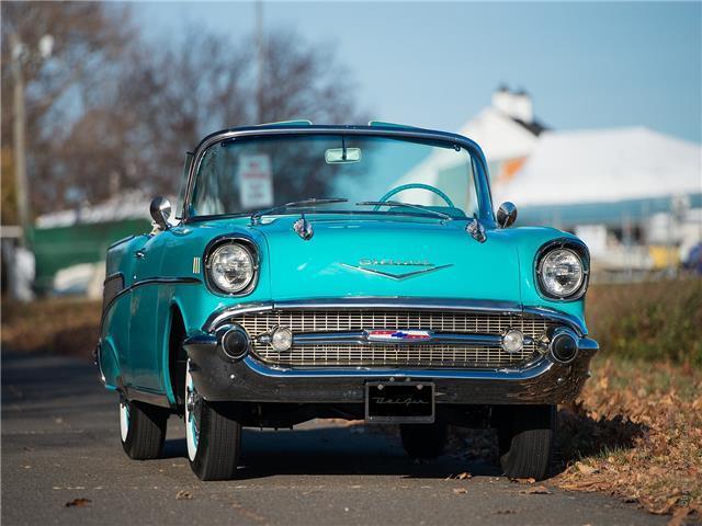 1957 Green Chevrolet Bel Air- 2-Door Convertible --
