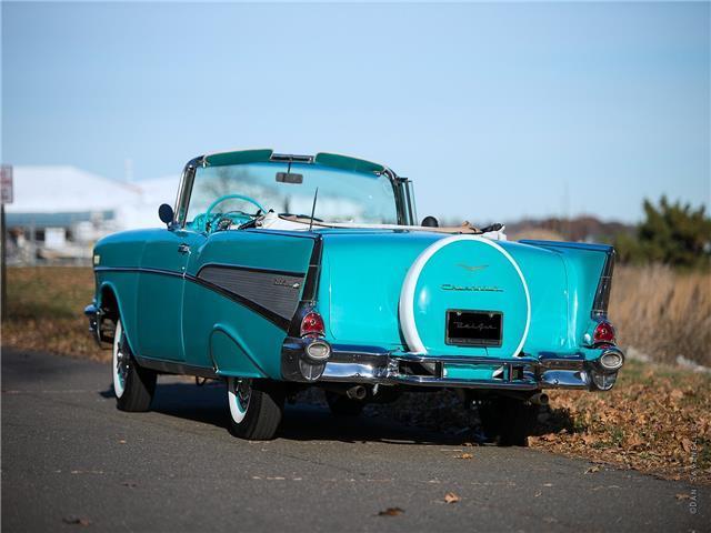 1957 Green Chevrolet Bel Air- 2-Door Convertible --