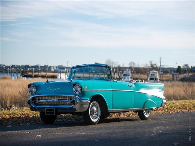 1957 Green Chevrolet Bel Air- 2-Door Convertible --