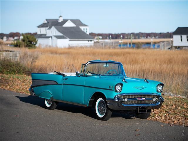 1957 Green Chevrolet Bel Air- 2-Door Convertible 2-Conv.