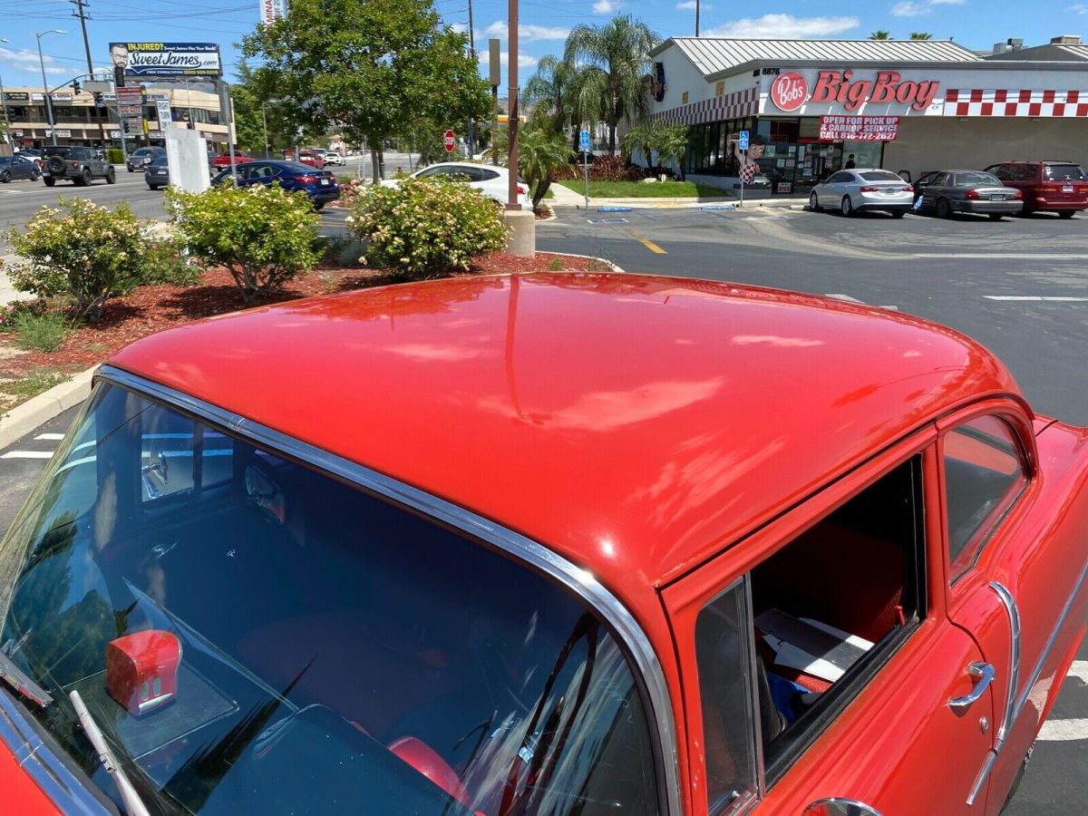 1957 RED Chevrolet Bel Air/150/210 Coupe