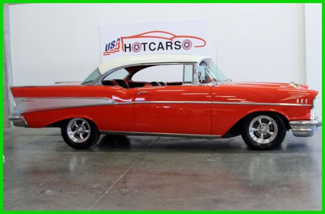 1957 Red Chevrolet Bel Air/150/210