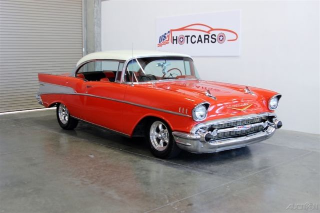 1957 Red Chevrolet Bel Air/150/210